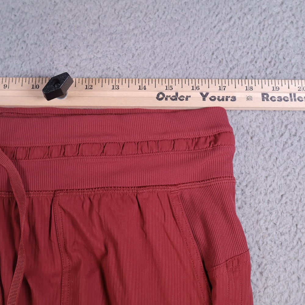 Lululemon Beyond the Studio Crop Red Joggers Pants LW6AVQS Size 12 - Picture 3 of 8